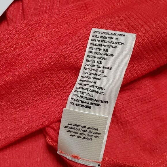 Free People Rose Crimson Lace Long sleeve Shirt - Picture 5 of 6